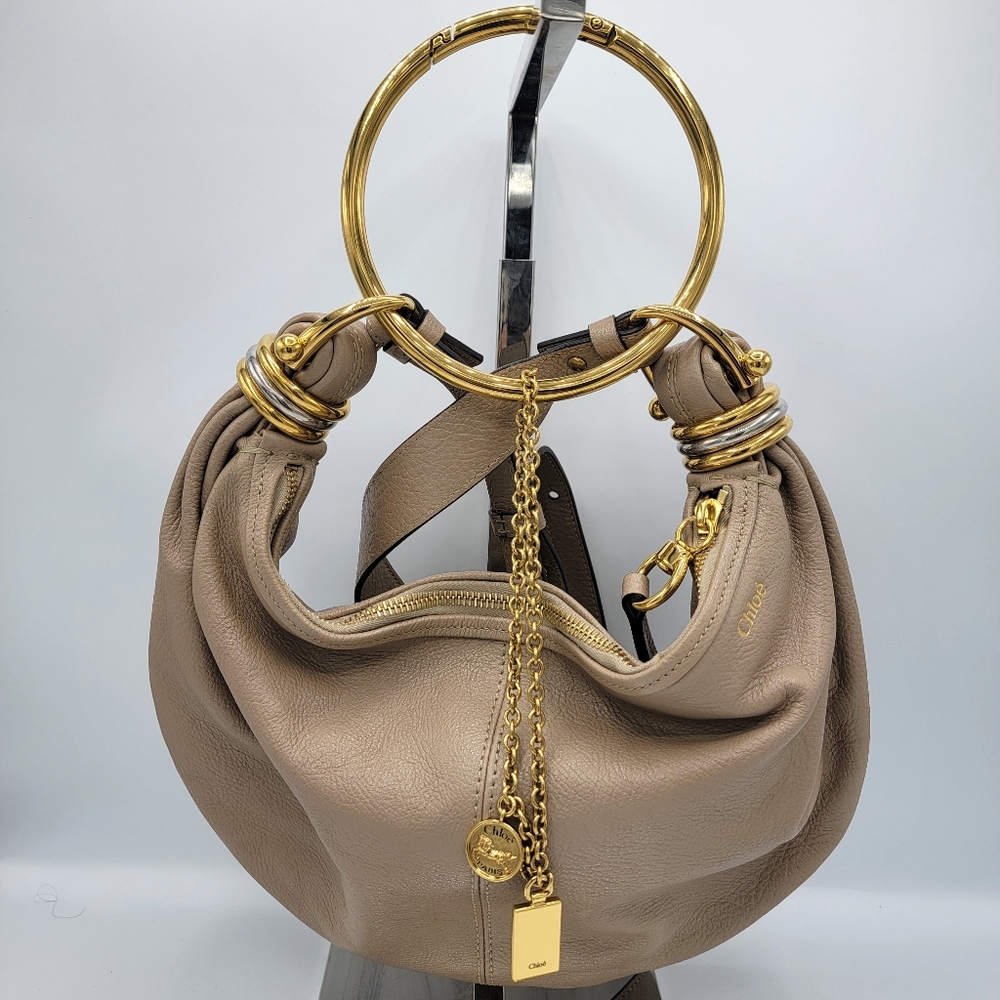 Chloe Small Bracelet Hobo bag in grained leather